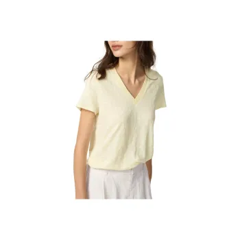 UNIQLO T Shirt Women's Light Yellow