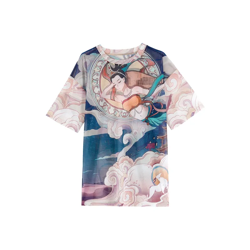 JK&JS Crew Neck Loose Fit Other Short-Sleeved T-Shirt Women's-2