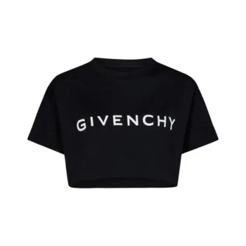 Givenchy Cropped Tee 'Black'