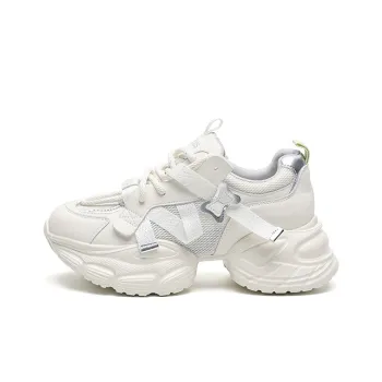 FIVE PLUS Low Top Chunky Sneakers Women's Gray White