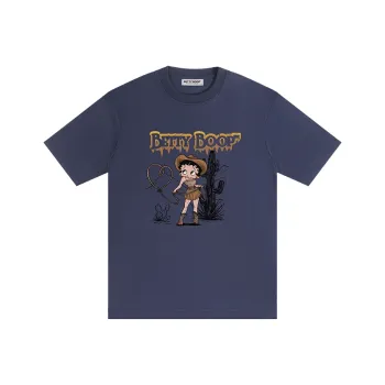 BETTY BOOP Drop Shoulder Sleeve T Shirt Unisex