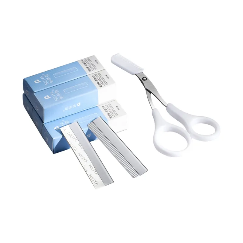 NILIYA Anti Gouging Eyebrow Shaving Tool Eyebrow Razor Blade-8