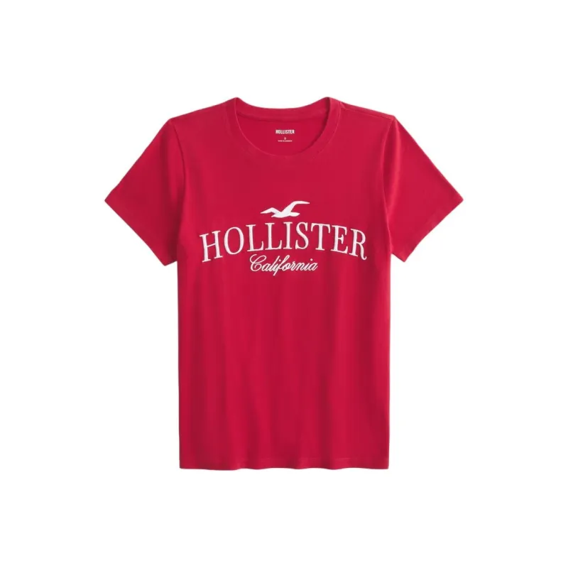 Hollister T-Shirts Women's Red-0
