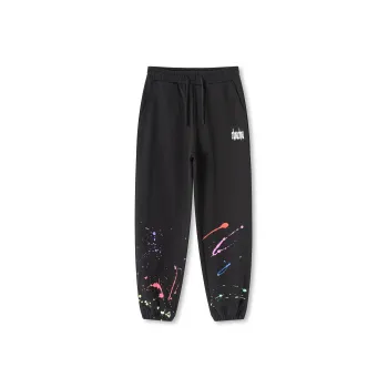 CHOUCHOUS Casual Pants Unisex Black
