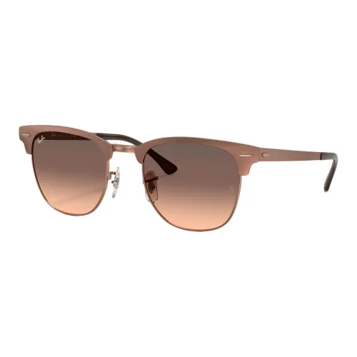 EMPORIO ARMANI Metallic Aluminum Browline Sunglasses Mens Gray