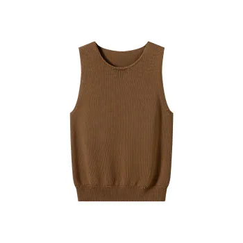 MOSIIMORII Tank Top Women's Camel