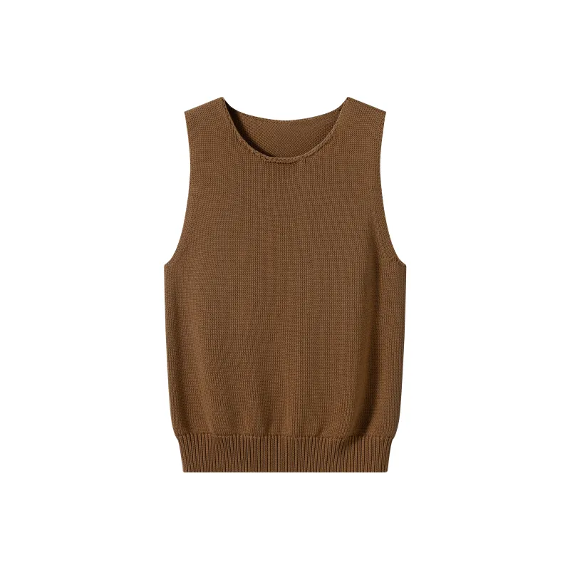 MOSIIMORII Tank Top Women's Camel-0