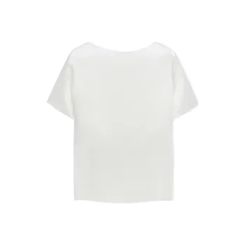 LOEWE Chain Top In Technical Satin White