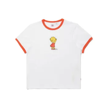 The Simpsons X Levis T-Shirts Women's White