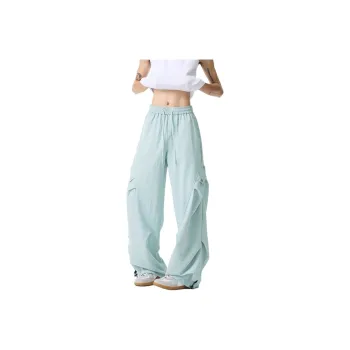 GROW DATE Casual Pants Unisex Black