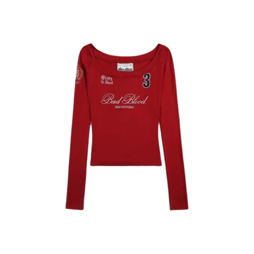 Badblood T Shirts Women's Red