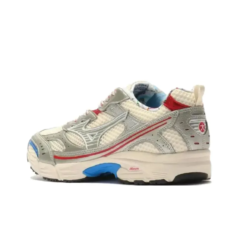 Mizuno MXR Slip Resistant And Breathable Low Top Running Shoes Unisex Ecru-3