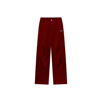 Kawasaki Casual Pants Unisex Red