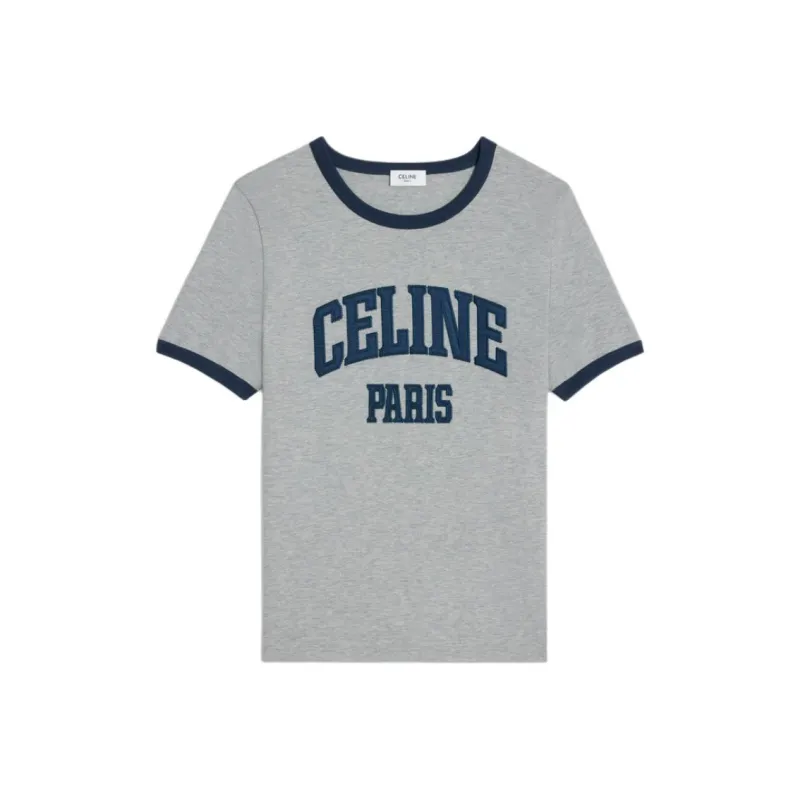 CELINE Paris 70's T shirt In Cotton Jersey-0
