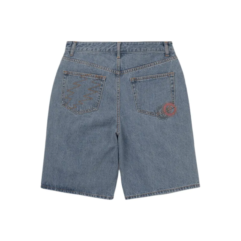Thisisneverthat X Grateful Dead Denim Shorts Unisex Washed Blue-1