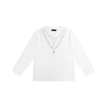 CLOUD SEASON Straight Long Sleeved T Shirt Women's