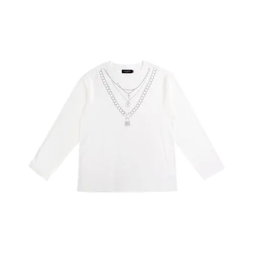 CLOUD SEASON Straight Long Sleeved T Shirt Women's