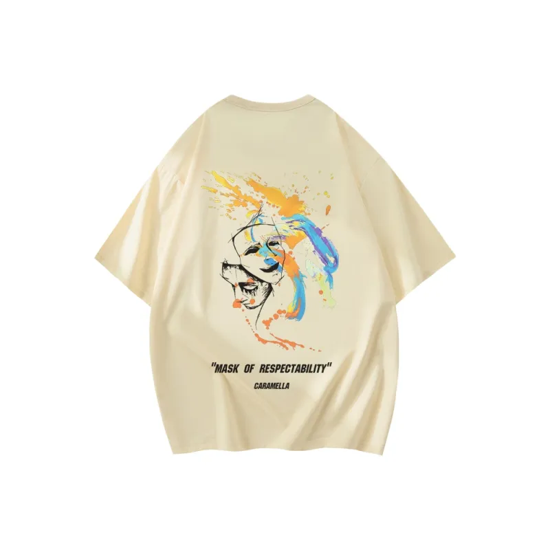 Caramella Drop Shoulder Sleeve T Shirt Women's-20