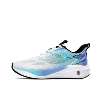 XIDELONG Abrasion Resistant Slip Resistant Low Top Carbon Plate Casual Running Shoes Unisex Blue Purple