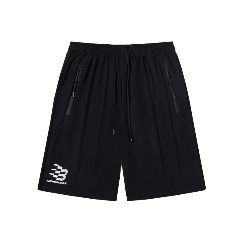 HEMC Casual Shorts Unisex Black-30