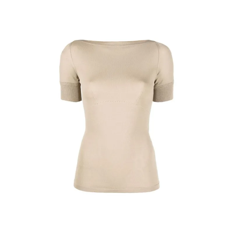 Lemaire Crop Tops Women's Beige-0