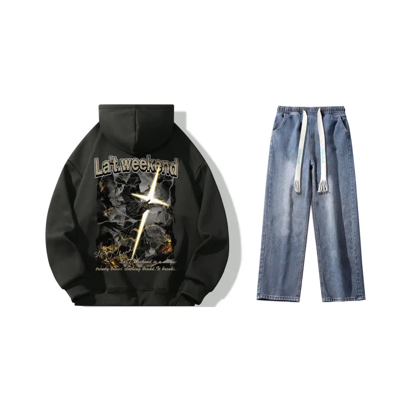 LA'T.WEEKEND Sweatshirt Set Unisex-32