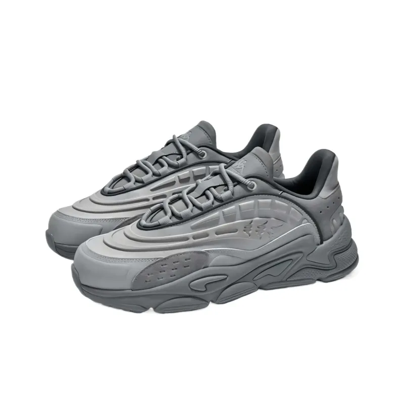 Kappa BANDA Low Top Chunky Sneakers Men's Gray-2