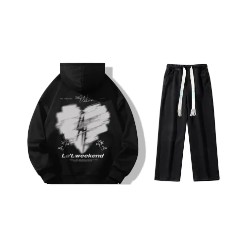 LA'T.WEEKEND Sweatshirt Set Unisex