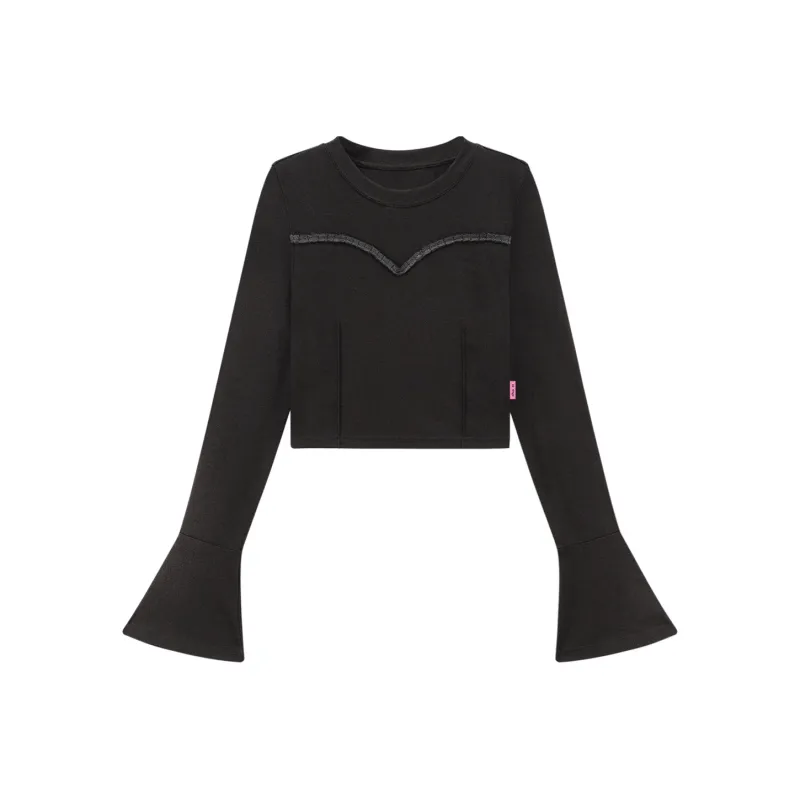 CHUU Crop Tops Women's-4