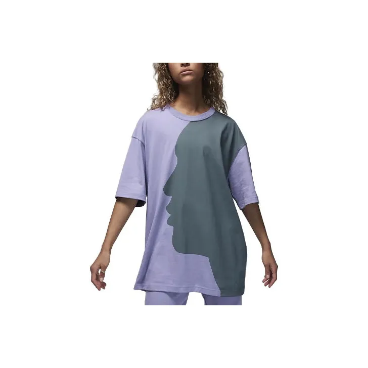 Jordan T Shirts Women's Light Purple-0