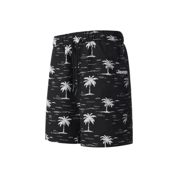 Jeep Casual Shorts Unisex Pure Black