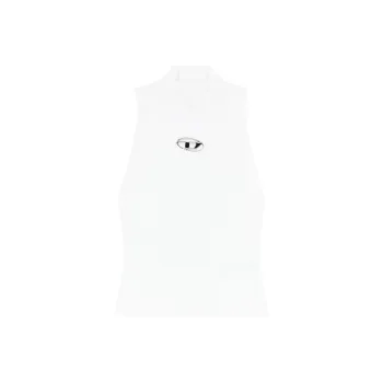 DIESEL M Onervax Ribbed Knit Turtleneck Top