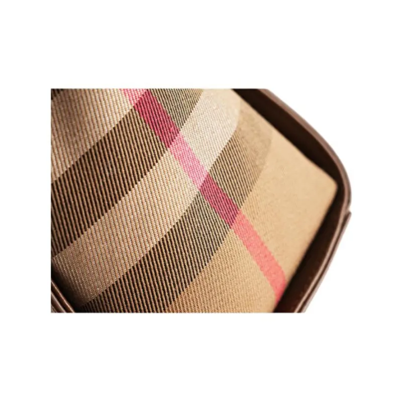 Burberry Cow Leather Handbag Women's Brown-7