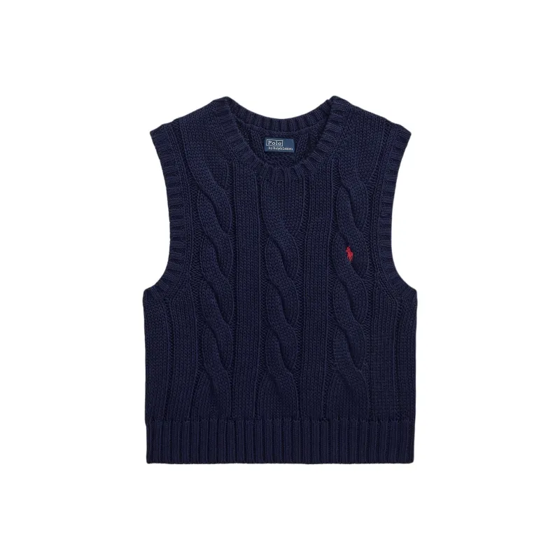 Polo Ralph Lauren Cable Knit Cropped Vest-0