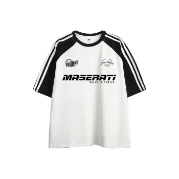 Maserati Raglan Sleeve T Shirt Unisex
