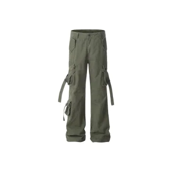 ONITSOP Casual Pants Unisex Army Green