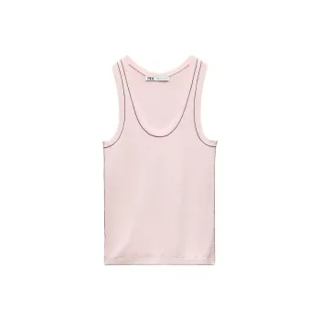 ZARA Tank Tops Women's Pink