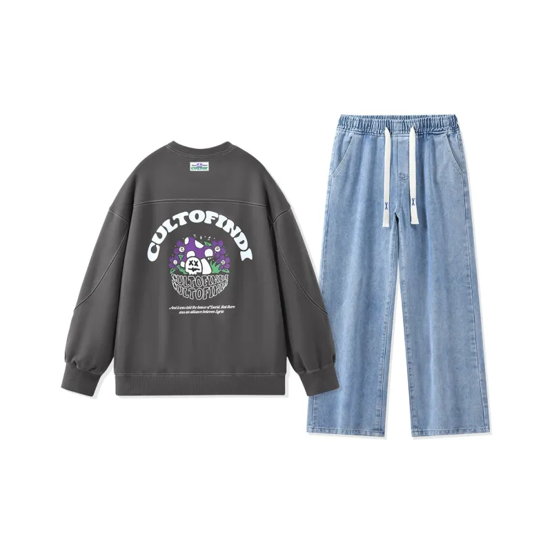 CULT OF INDIVIDUALITY Sweatshirt Sets Unisex-12