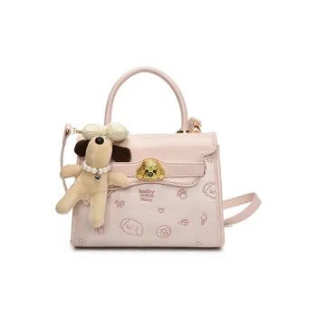 Bywhich PU Crossbody Handbag Women's White/Pink/Blue