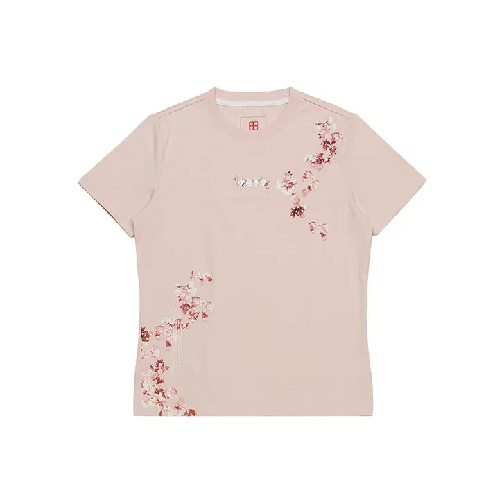 LiNing T Shirts Women's Pink-0