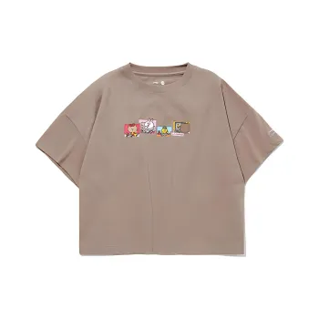 Line Friends X LINING T Shirts Women's Khaki