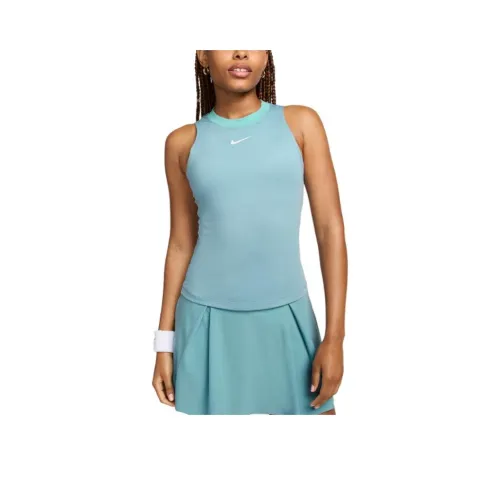Nike Court Advantage Tank Tops Women's Denim Green
