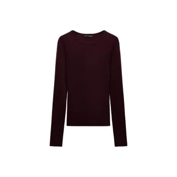 ZARA T-Shirt Women's Deep Maroon
