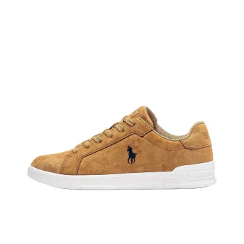 Polo Ralph Lauren Heritage Court Low Top Skateboard Shoes Women's Brown