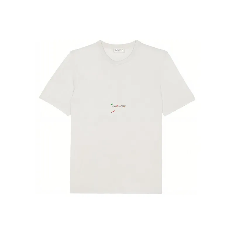SAINT LAURENT Rive Gauche T Shirt Pierre/Multicolor-0
