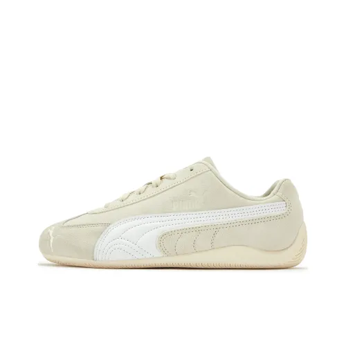 PUMA Speedcat Collection Anti Slip Wear Resistant Low Top Casual Shoes Unisex Ecru