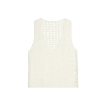 MEIYANG Tank Tops Women's White