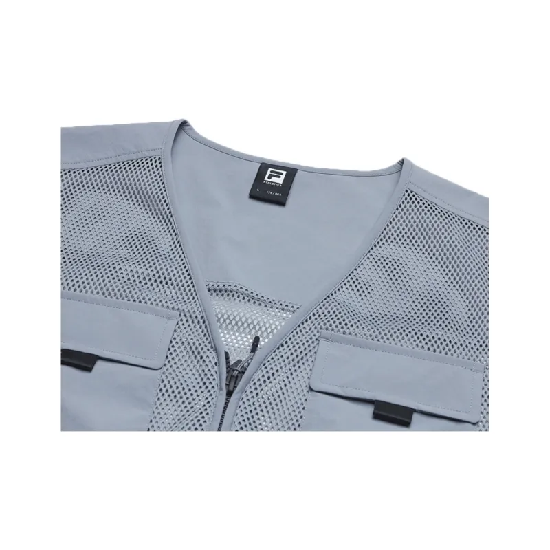 FILA Athletics Vest Men's Heather Straw Gray-3