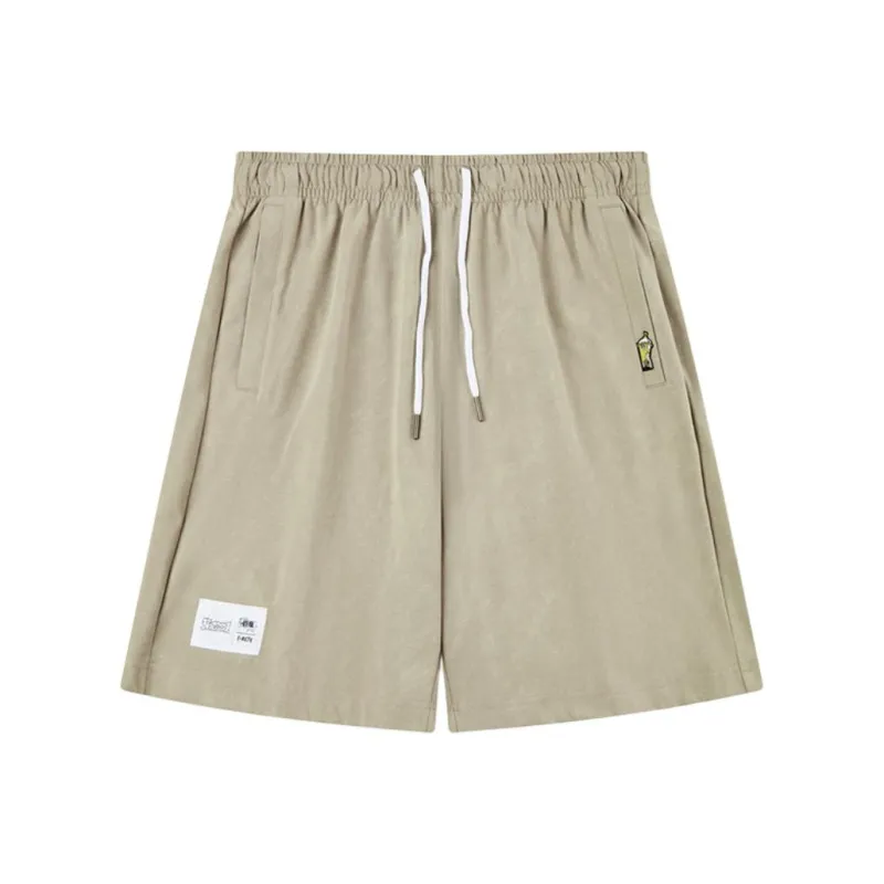QIAODAN Men's Training Series Casual Shorts Men's Decayed Leaf Brown-0