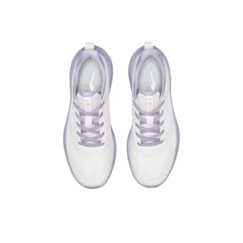Erke Cushioning, Slip Resistant, And Abrasion Resistant Low Top Casual Running Shoes Women's Microcrystal White-3